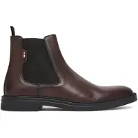BOSS Chelsea boots 'Calev_Cheb' chocoladebruin / donkerbruin