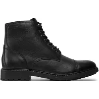 Pepe Jeans Pepe Jeansvoor mannen. PMS50245 Fred Land leren enkellaarsjes zwart (42), Leer, Plat, Veters, Ritssluiting, Casual