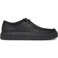 Clarks Veterschoen 'Torhill' zwart