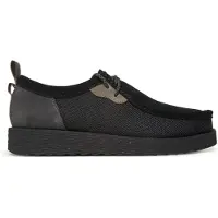 Clarks Heren Premium FTR2LO Wallabee Schoenen Black Combi
