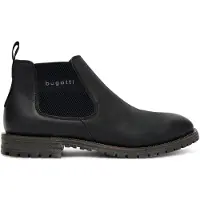 Bugatti Chelsea boots lichtgrijs / zwart