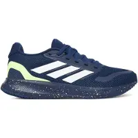 Adidas Sportschoen 'Runfalcon 5' donkerblauw / limoen / wit