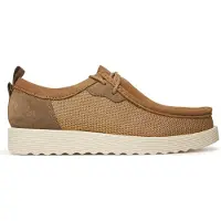 Clarks Heren Premium Ftr2lo Wallabee Schoenen Dark Sand Combi