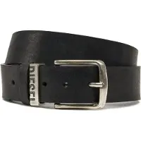 Diesel Riem zwart / zilver