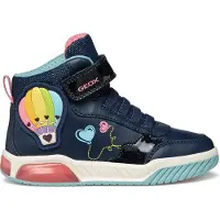 Geox INEK MEISJES Sneakers - MARINEBLAUW/WATERGROEN - Maat 32