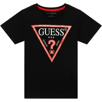 GUESS Shirt lichtrood / zwart / wit