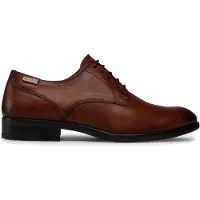 Pikolinos Heren Bruine leren Bristol schoenen (41), Leer, 1 tot 3 cm, Veters, Klassiek M7J-4187