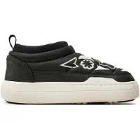 Moon boot - Dames pantoffels - Park Soft Flower Black/White voor Dames - Maat 38 - Zwart