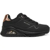 SKECHERS Uno Gen1 - Shimmer Away - Meisjes Sneakers - Zwart