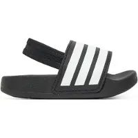 Adidas Open schoenen 'Adilette' zwart / wit