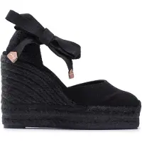 Castañer Espadrilles 'Carina' zwart