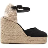 Castañer Espadrilles 'Carol' zwart
