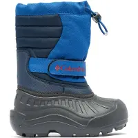 Columbia Snowboot Youth Powderbug Snowlite Mountain Blue Spicy-Schoenmaat 28