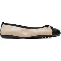 Caprice Ballerina beige / zwart
