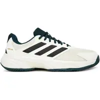 Adidas Sportschoen 'CourtJam Control 3' donkergroen / zwart / wit