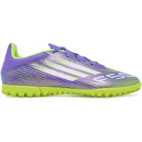 Adidas Voetbalschoen 'F50 CLUB' neongroen / donkerlila / wit
