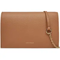 Coccinelle Leren Koppeling Schoudertas Dandy Mini Bag Skin Lichtbruin