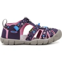 Keen Sandalen 'SEACAMP II CNX' azuur / geel / braam / wit