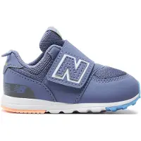 New Balance Kids Trainers 574 Nieuw B lila (23.5), Plat, Klittenband, Casual, kinderkleding NW574V2