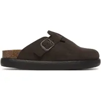 Scholl Klomp Women Fae Chunky Suede Q Grey-Schoenmaat 36