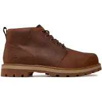 Timberland Heren Britton Road Mid leren chukka laarzen bruin (45.5), Leer, Plat, Veters, Casual, Duurzaam TB0A69TWEM61