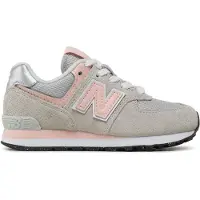 New Balance Sneakers '574' lichtgrijs / rosa