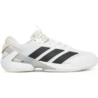 Adidas Sportschoen 'Adizero Ubersonic 5' ecru / zwart / wit