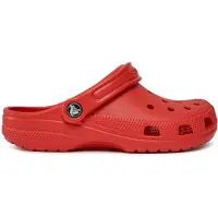 Crocs Clogs 'Classic' rood / zwart / wit