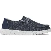 HeyDude Veterschoen 'Wendy Sox' navy / wit