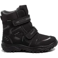 Superfit Snowboots 'Husky' donkerbruin / grijs / pastellila / wit