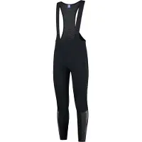 Rogelli Essential HI VIS Heren Lange Fietsbroek - Bretels - Zeem - Zwart