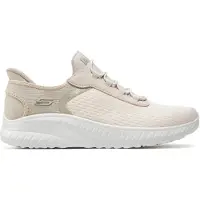 SKECHERS Dames Slip-ins sneakers: BOBS Sport Squad Chaos wit (38), Stof, Plat, Veters, Sportief, Meerdere sporten 117504