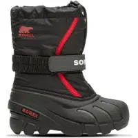 Sorel Children Flurry Boot Black Bright Red-Schoenmaat 27