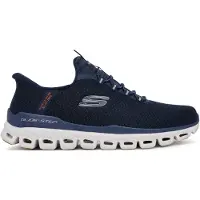 SKECHERS Huisschoen 'Slipper Herren 233010 NVY Kunststoff (Synthetik) in blau' blauw