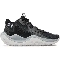 Under Armour Jet '23 GS Basketbalschoen Zwart Grijs | 39
