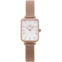 Daniel Wellington DAMESHORLOGE Quadro Lumine Pressed Piano 20mm DW00100580 + DOOS (zw519c)