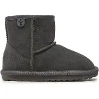 Emu australia Teddyboots - Wallaby Mini - Holzkohle - - 35 - Teddyboots