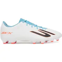 SKECHERS SKX_2 Club Gras / Kunstgras Voetbalschoenen (MG) Wit Blauw Oranje