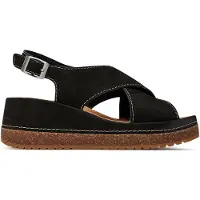 Clarks Sandalen met riem 'Kassanda' zwart