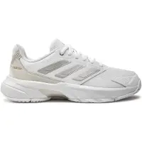 Adidas Sportschoen 'CourtJam Control 3' lichtgrijs / zilver / wit