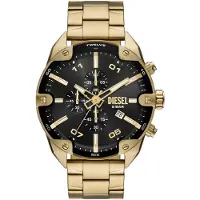 Diesel Analoog horloge goud / zwart