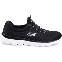 SKECHERS Slip-on 'Summits' grijs / zwart