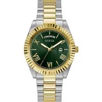 GUESS Analoog horloge 'CONNOISSEUR' goud / spar / zilver