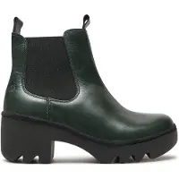 Fly london Chelsea boots petrol / zwart