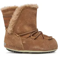Moon Boot Lauflernschuh - Crib Suede - Whiskey - - 19/20 - Lauflernschuhe