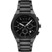 Giorgio Armani Analoog horloge taupe / zwart / wit