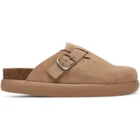 Scholl Klomp Women Fae Chunky Suede Q Dark Beige-Schoenmaat 37