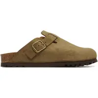 Scholl Klomp Women Fae Suede Sp Khaki-Schoenmaat 36