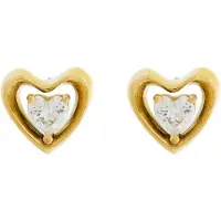 GUESS Oorbellen goud / transparant