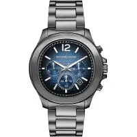 Michael Kors Analoog horloge 'SAGE' saffier / antraciet / wit